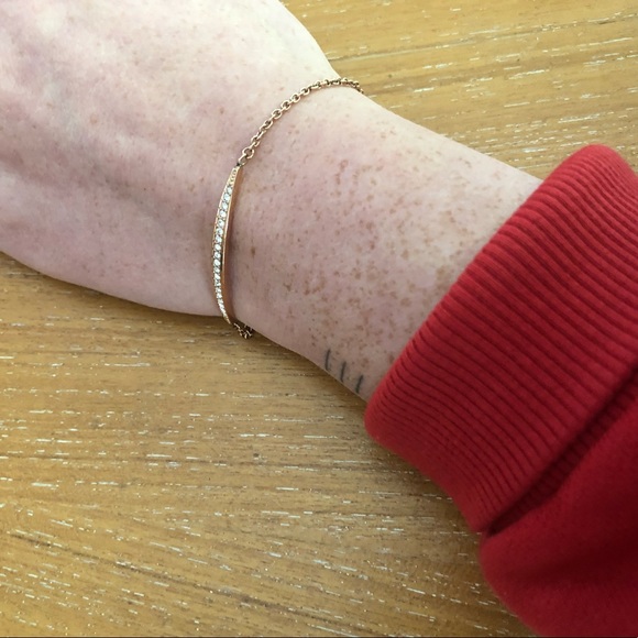 Michael Kors rose gold chain and crystal bracelet - Picture 2 of 5